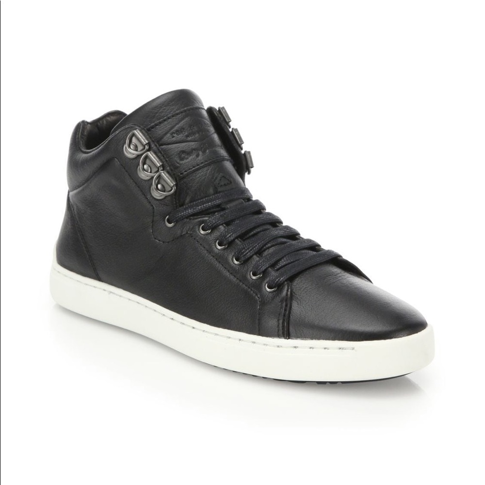 Rag and Bone Kent Leather High Top Sneakers 35.5